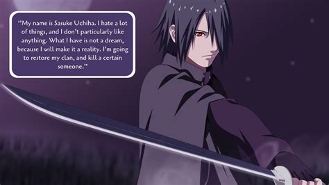 12 Best Sasuke Quotes from the anime Naruto - Bare Foots World