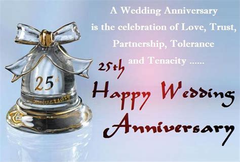 25th Wedding Anniversary Wishes and Messages - WishesMsg