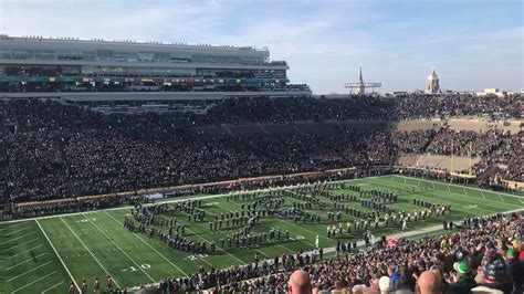 Notre Dame Victory March! Navy Game 2019 - YouTube