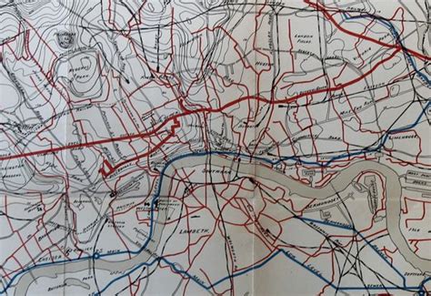 JF Ptak Science Books: A Great Map of the "Other" London Underground: the Sewer System, 1990