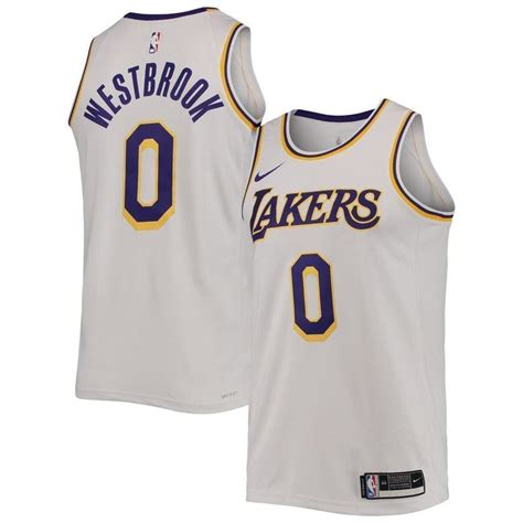 Nike Russell Westbrook White Los Angeles Lakers 2021/22 Swingman Jersey ...