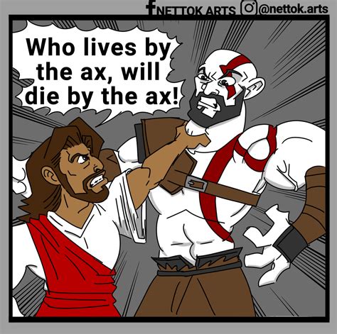 Jesus vs Kratos by ArtisticNet on Newgrounds