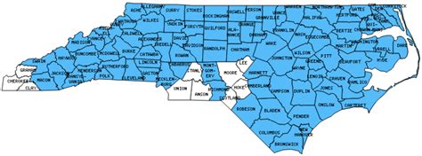 North Carolina Counties Visited (with map, highpoint, capitol and facts)