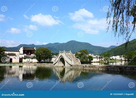 Chinese Hongcun Village stock image. Image of historic - 16242669