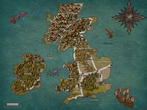 [Region] [Alternate Reality] Map for a homebrew DnD campaign + details : r/FantasyMaps