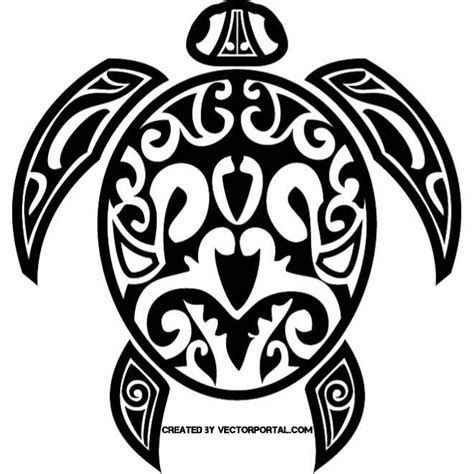 Turtle tribal style Royalty Free Stock SVG Vector