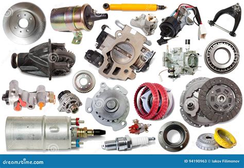 Car repair parts isolated stock image. Image of motor - 94190963