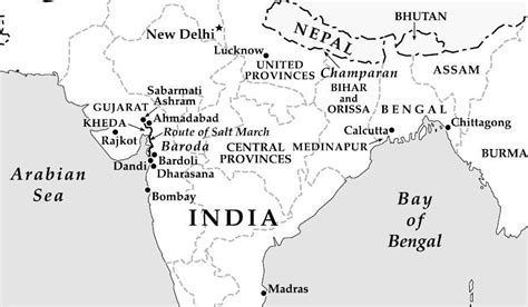 Where is dandi situated in Indian political map - Brainly.in