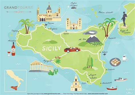 Sicily - a fusion of colour and history, food and wine