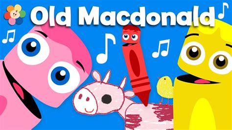 Old MacDonald with Color Crew | Nursery Rhymes for kids | Music Videos ...