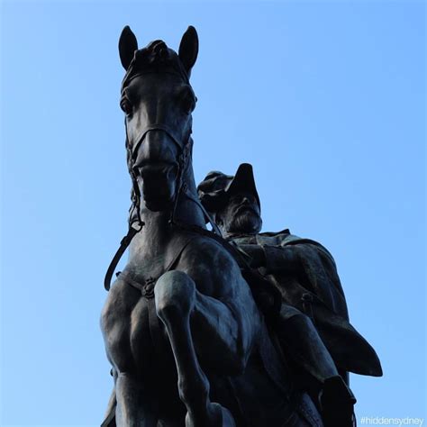 #hiddensydney — The bronze statue of King Edward VII sees him in...