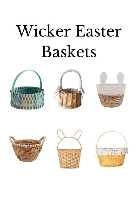 Wicker Easter Baskets - Happy Happy Nester