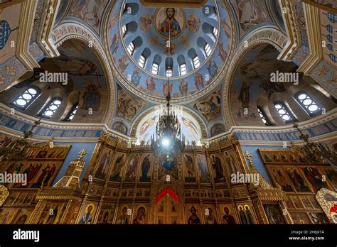 Interior of the Alexander Nevsky Cathedral, Novosibirsk, Novosibirsk ...