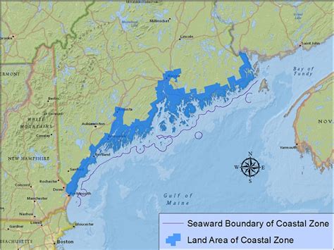 Map Of Maine Coastal - Viole Jesselyn