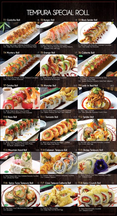 Menu - Fusion Sushi Japanese Restaurant | Manhattan Beach and Long Beach in California ...