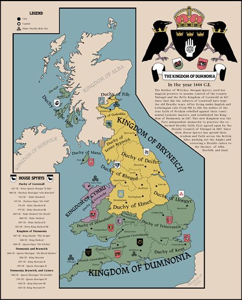 The Druidic Kingdom of Dumnonia, 1444 CE (Ck3 Cornwall 867-1444) : r ...