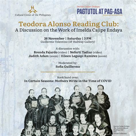 Teodora Alonso Reading Club | Agimat: Sining at Kulturang Pinoy