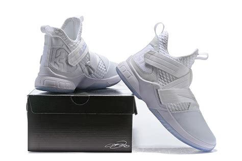 Nike LeBron Soldier 12 XII SFG Triple White Basketball Shoe - FavSole.com