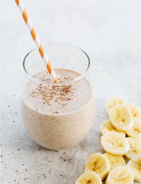 Banana Oat Breakfast Smoothie - Eat Yourself Skinny