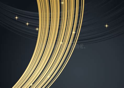 Black Abstract Presentation Background. Black Gold Background Overlap Dimension Abstract ...