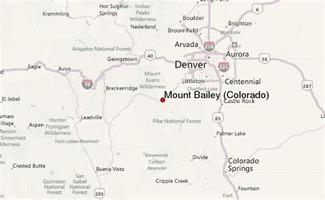 Mount Bailey (Colorado) Mountain Information