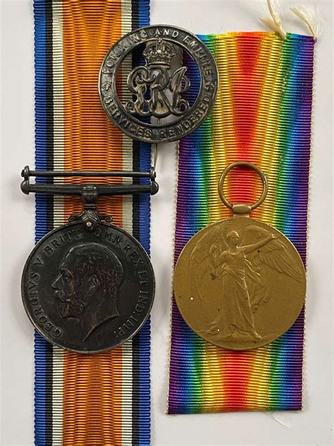 WW1 Durham Light Infantry Medals and Silver War Badge.