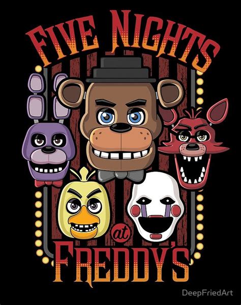 Five Nights At Freddy's Pizzeria Multi-Character by DeepFriedArt | Five nights at freddy's, Five ...