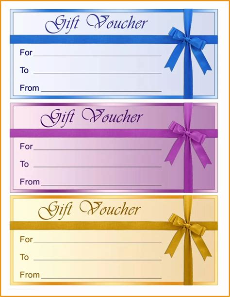 Free Printable Gift Certificates Templates Of Create Your Own Gift ...