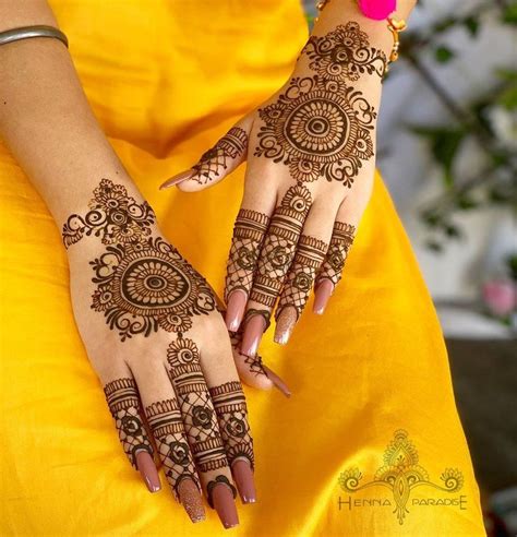 Beautiful Rose Mehendi Design