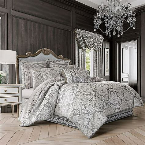 J. Queen New York Bel Air Full Comforter Set in Silver - Walmart.com - Walmart.com