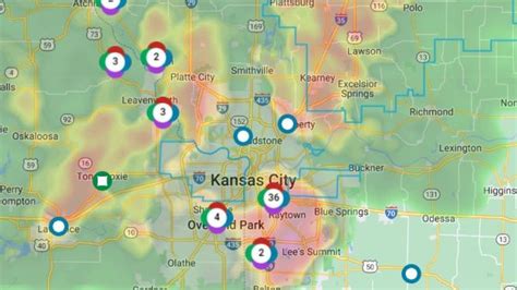 Kansas City-area power outages: Thousands without power Monday