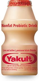 Yakult product information and nutrition facts | Yakult & Yakult Light | Probiotic Drink