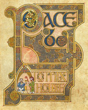 celtic illuminated manuscript | Medieval letters and illuminations