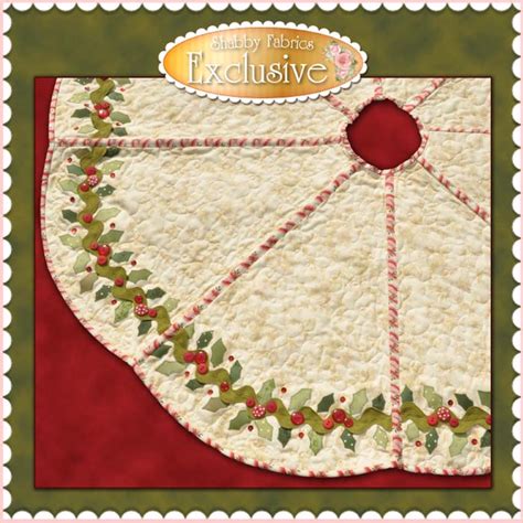 QUILTED CHRISTMAS TREE SKIRT PATTERNS - FREE PATTERNS