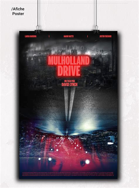 Movie Poster I Mulholland Drive on Behance