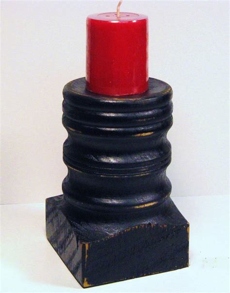 PEDESTAL CANDLE HOLDER Hand Turned Candle Holdercenter - Etsy