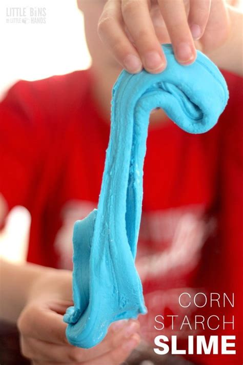 How To Make Cornstarch Slime | Cornstarch slime, Slime ingredients, Diy ...