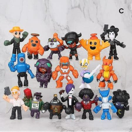 Brawl Stars Set Cute Figure Toy Anime Pvc Action Figure Toys Collection ...