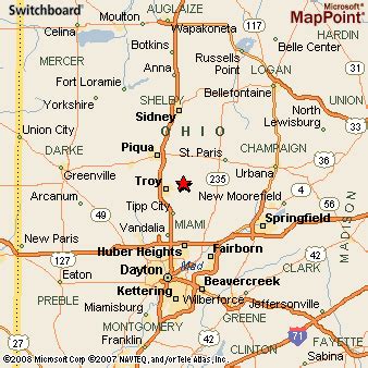 Where is Casstown, Ohio? see area map & more