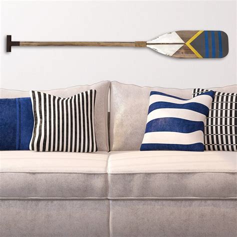 Decorative Oars & Nautical Oar Wall Decor - Beachfront Decor | Oar decor, Coastal wall decor ...