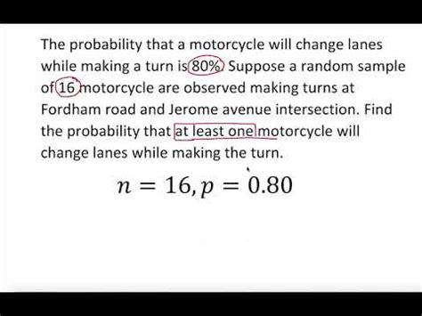 Binomial Probability Distribution Word Problem Example 2 - YouTube