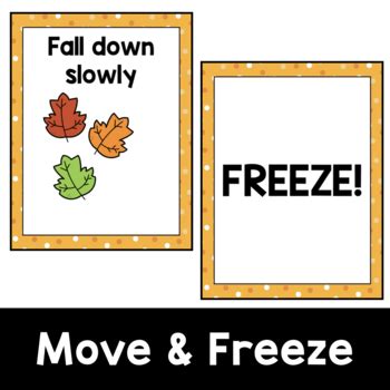 Fall Freeze Dance (With GIFS) - {Music and Non-Music Classrooms}