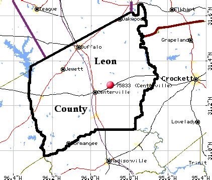 Map of Leon County