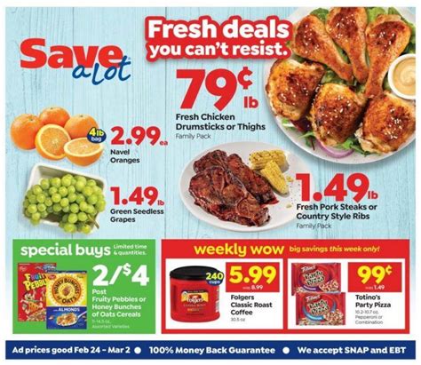 Save A Lot Weekly Ad Feb 24 – Mar 02, 2021