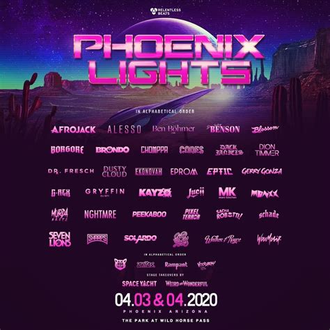 Phoenix Lights Releases Daily Lineups and More Artists | EDM Identity