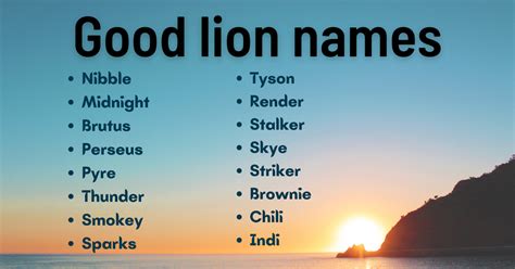 200+ Lion names that are Cute, Cool and Badass