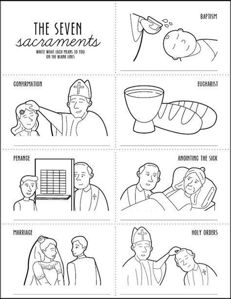 The seven sacraments of the catholic church – Artofit