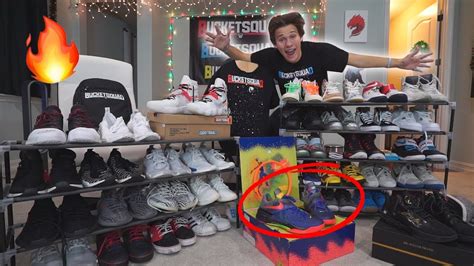 SHOWING MY ENTIRE *SUPER RARE* SHOE COLLECTION!! 🔥🔥 - YouTube