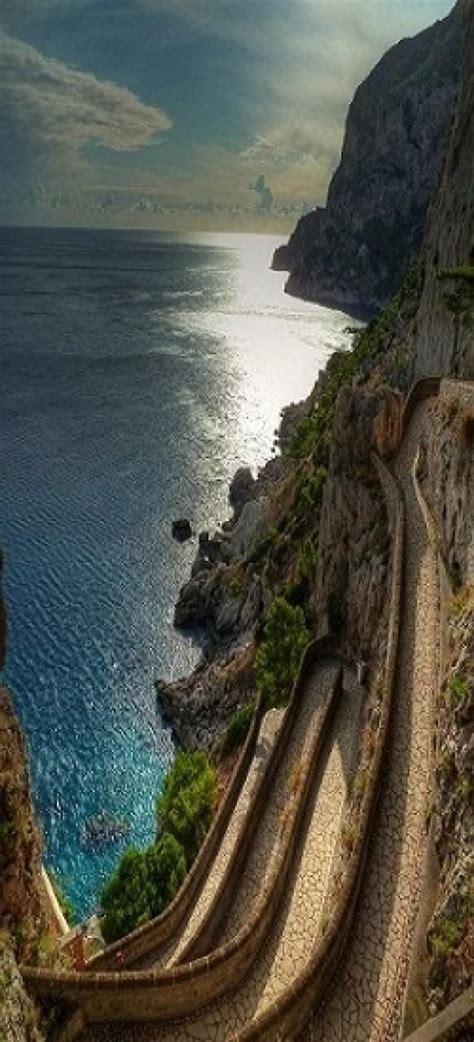 Via Krupp in Capri, Italy | Places to travel, Places to visit, Incredible places