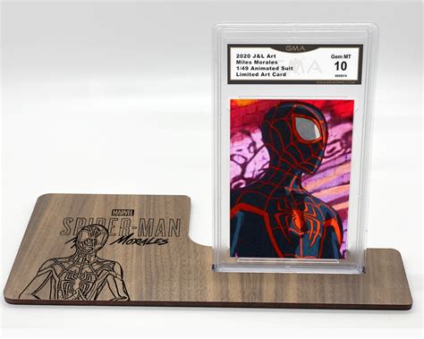 Miles Morales Animated Suit Card 1 of Only 49 Made Custom Wood | Etsy